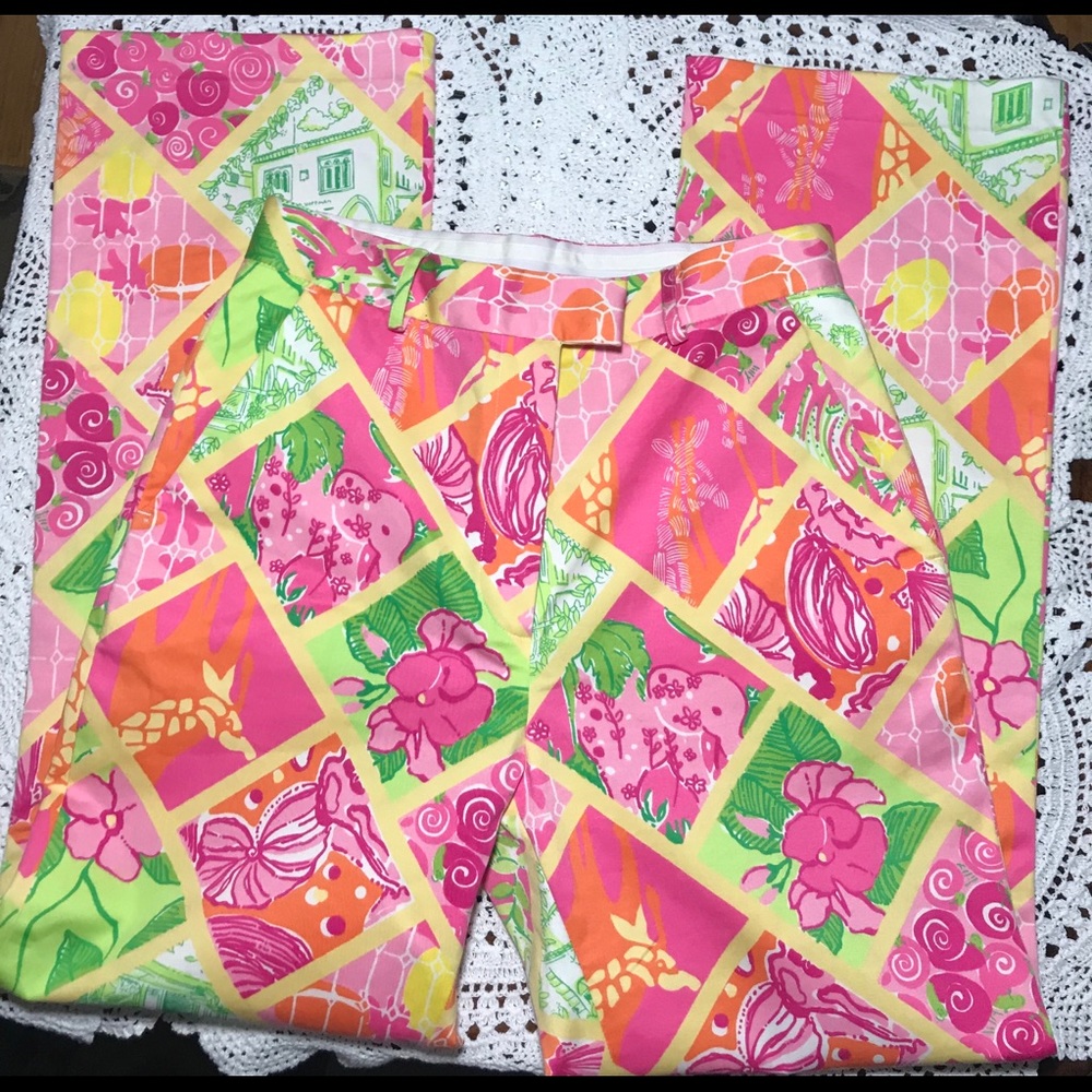 Lily Pulitzer Multicolored Print Pants - image 4